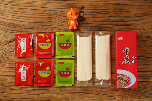 重庆特产【钱姐重庆麻辣小面352g】一盒带调料重庆味速食早餐 商品图2