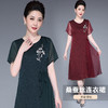 XA-88m9501新款阔太太高贵过膝裙气质妈妈连衣裙 商品缩略图0