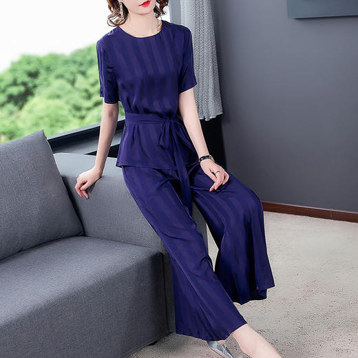 YL-318815夏韩版休闲洋气时尚御姐短袖两件套装 商品图1