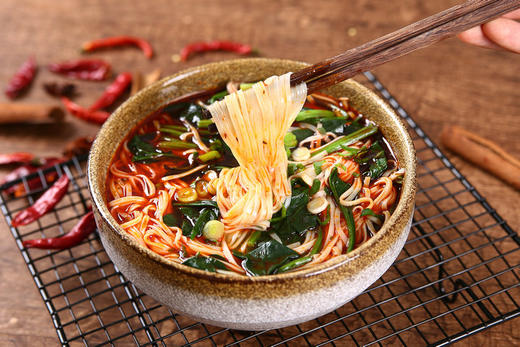 重庆特产【钱姐重庆麻辣小面352g】一盒带调料重庆味速食早餐 商品图3