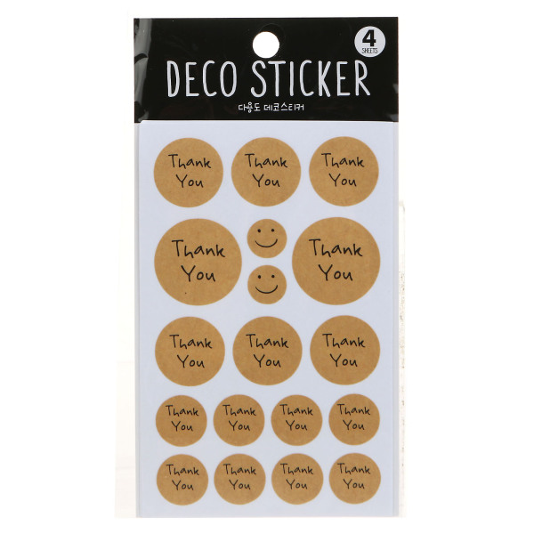 BUTTER Thank You Sticker 日记贴纸 谢谢贴图 可爱 粘贴手账JPY带授权招加盟代理