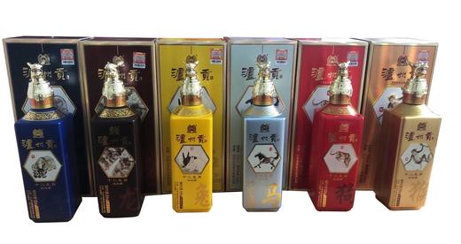【推荐】泸州贡 十二生肖 浓香型 500ml*6 【整箱装】 商品图1