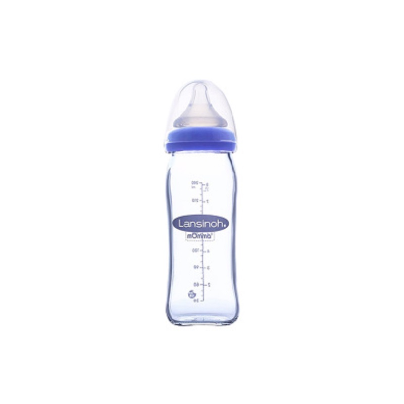 Lansinoh兰思诺自然波浪系列玻璃奶瓶 240ml  203215JPY带授权招加盟代理