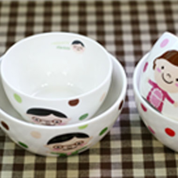 大创家庭爸爸妈妈空气4p Daiso Bowl set 饭碗四件套JPY带授权招加盟代理