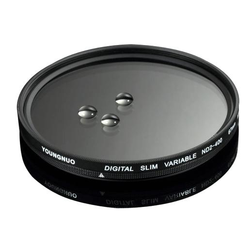 永诺 薄型可调 ND2-400滤镜 中灰密度镜 减光镜 商品图2