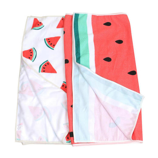 butterwatermelonsquaretowel2pset西瓜方巾2个入