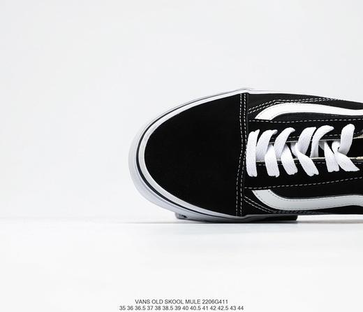 万斯VANS Comfycush Old Skool黑白经典半拖低帮个性潮流滑板鞋 商品图7