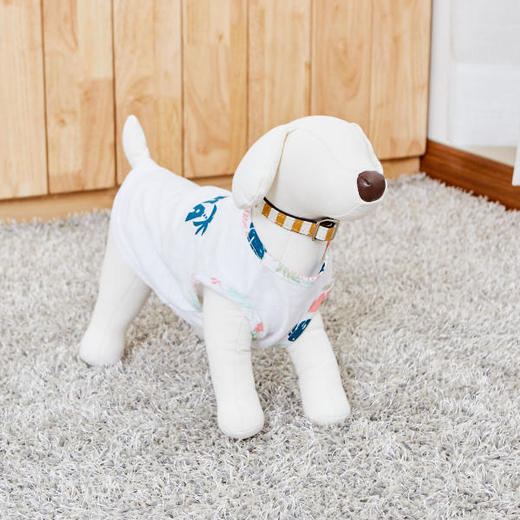 佩特博恩 Petborn 狗狗项圈Dog collar 条纹黄白 M 1805748896JPY带授权招加盟代理 商品图2