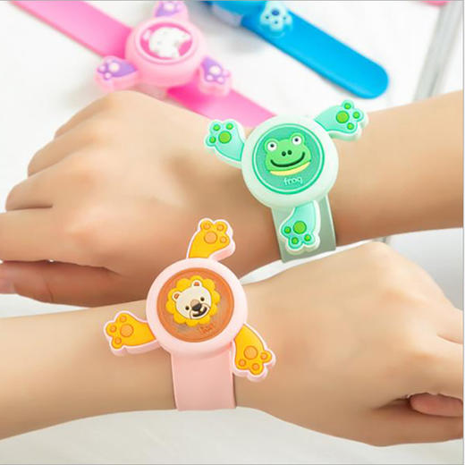 婴蓓旋转驱蚊手环儿童闪光款驱蚊手环 旋转拍拍圈驱蚊手环(颜色下单