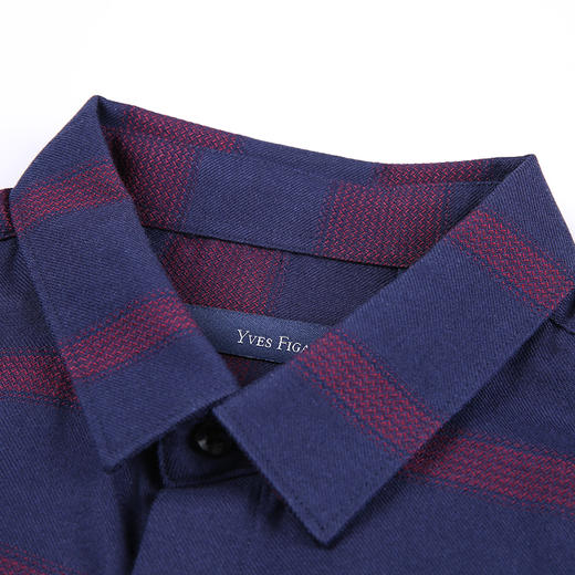 YvesFigarau伊夫·费嘉罗秋冬商务休闲简约舒适保暖长袖衬衫860310 商品图10