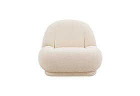 小白 休闲椅 | 布艺面料可选，详询客服