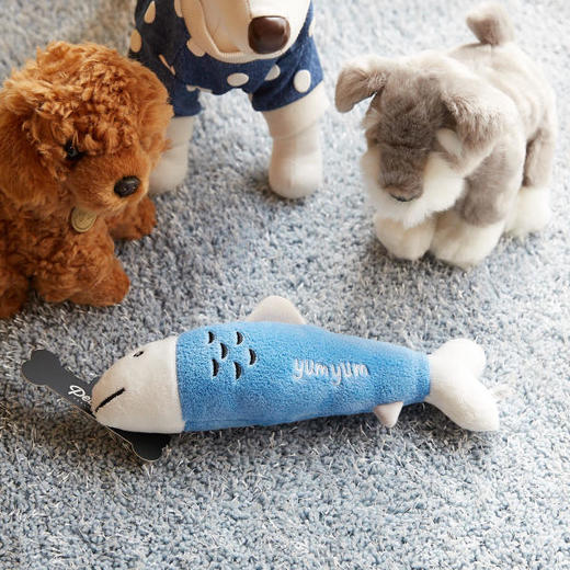 佩特佩特博恩Petborn 猫猫蓝色鱼玩具 Cat toy 1803593279JPY带授权招加盟代理 商品图0