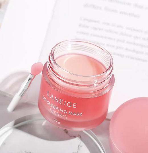 韩国兰芝草莓果冻睡眠唇膜20g 商品图3