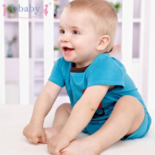 【奥莱款】i-baby 动物派对快乐飞象短爬爬装 商品图6