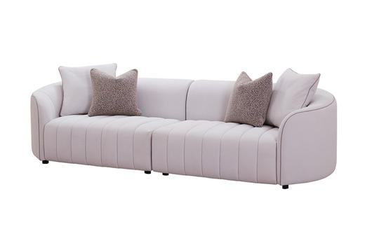 琴键 四人沙发 | 更多座位，皮布面料可选，详询客服 商品图1