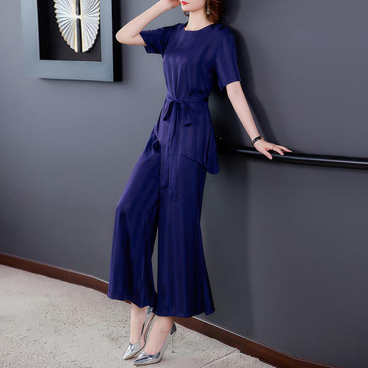 YL-318815夏韩版休闲洋气时尚御姐短袖两件套装 商品图2