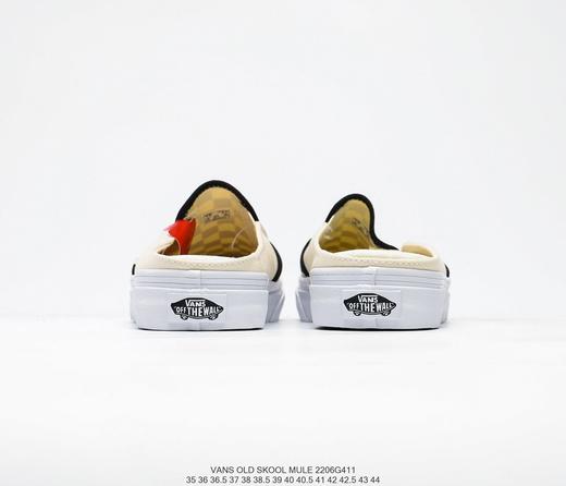 万斯VANS Comfycush Old Skool黑白经典半拖低帮个性潮流滑板鞋 商品图7