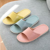 【防滑耐磨，有亲子款】拖鞋PU皮凉拖夏季新款居家凉拖鞋情侣鞋办公室内地板透气PVC防滑底亚麻拖鞋儿童拖鞋男女拖鞋 商品缩略图4