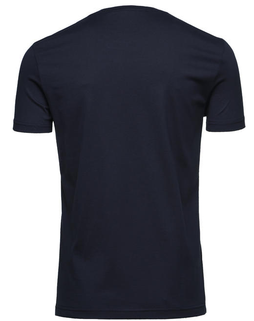 Marco Azzali 藏青绣花圆领T恤 T3849100 商品图1