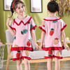 YYYFS5010新款时尚薄款翻领短袖可爱小公主家居服两件套 商品缩略图0