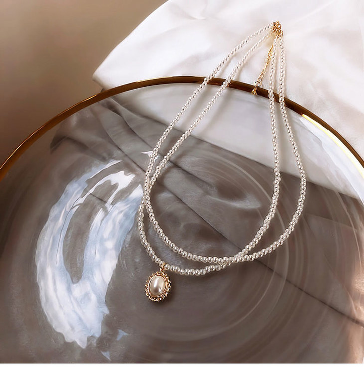 原价339特卖价62bazaar饰品珍珠项链锁骨链女简约气质ins脖子饰品网红