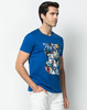 Marco Azzali 蓝色圆领印花T恤 T3848600 商品缩略图2