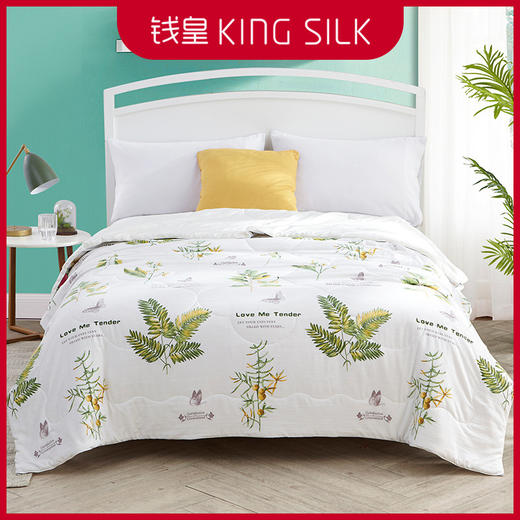 【氧气直购节】钱皇100%桑蚕丝被 夏凉被单人双人被子被芯 空调被薄被 商品图0