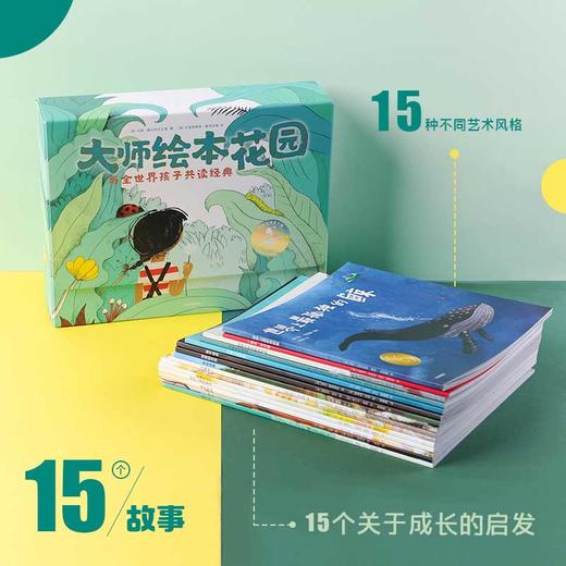 【3-6岁】大师绘本花园 与全世界孩子共读经典 15册 给儿童绘本精选 获奖大师作品情商教养绘本 国外情绪管理 中信出版 商品图2