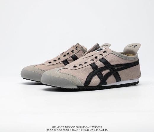 亚瑟士Asics Onitsuka Tiger鬼冢虎帆布透气无鞋带舒适平底休闲鞋跑步鞋 商品图4