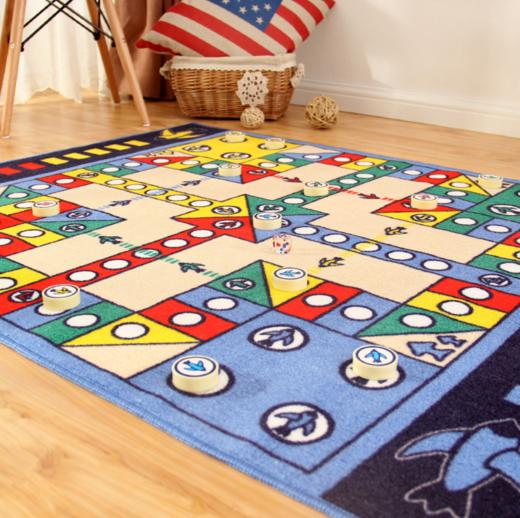 【地 毯】*爱情公寓飞行棋游戏地毯客厅卧室无味布艺幼儿园儿童益智游戏地垫 商品图0