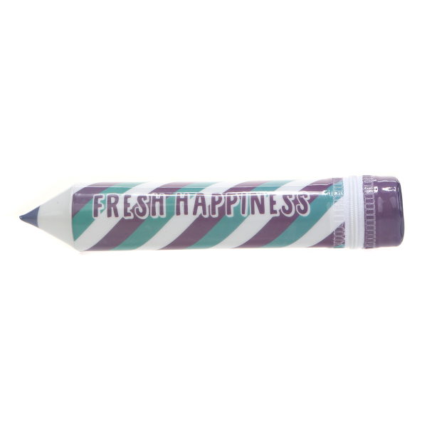 BUTTER Purple striped pencil pouch 紫色横纹铅笔型笔袋JPY带授权招加盟代理