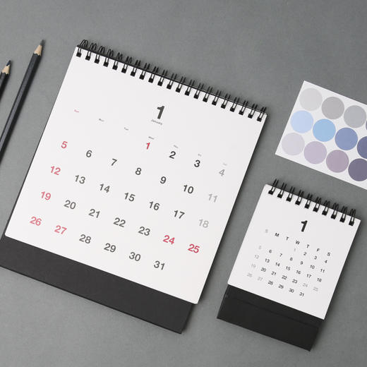 butter 2020 calendar 黑白简约 韩式 ins 日历 拍照