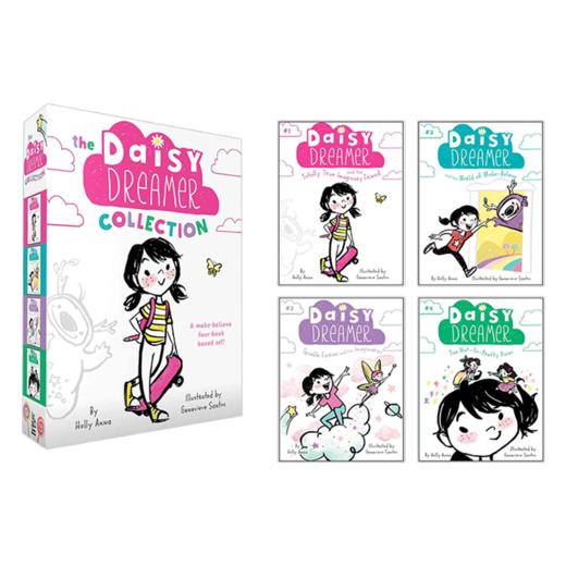 梦想家女孩黛西儿4册盒装 英文原版 The Daisy Dreamer Collection 儿童英语课外阅读 小学趣味故事桥梁章节书 商品图0