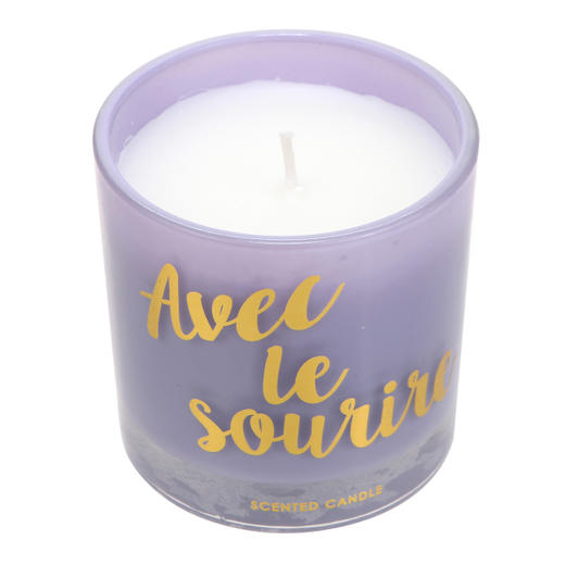 BUTTER AVEC LE SOURIRE candle purple 黄油 微笑 淡香蜡烛紫色JPY带授权招加盟代理 商品图0