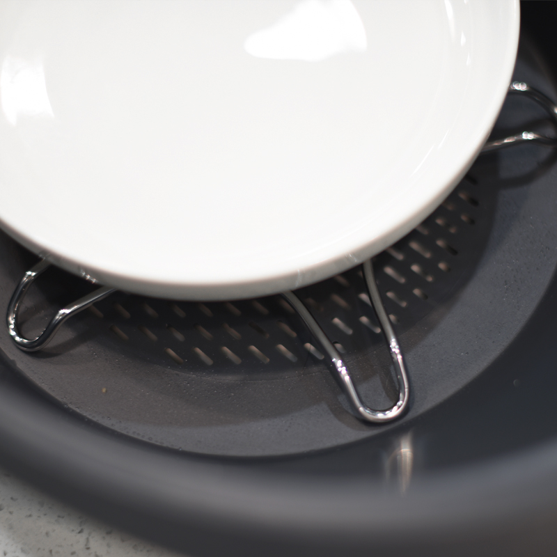 美善品TM5小美TM6专用深蒸锅垫高蒸架配件蒸蛋盘搭配蒸架