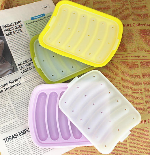 硅胶香肠模具 家用儿童辅食蛋肠硅胶模具DIY创意火腿制烘焙工具 商品图1