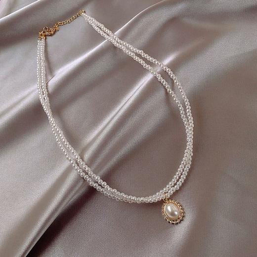 原价339特卖价62bazaar饰品珍珠项链锁骨链女简约气质ins脖子饰品网红