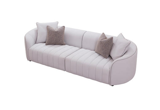 琴键 四人沙发 | 更多座位，皮布面料可选，详询客服 商品图2