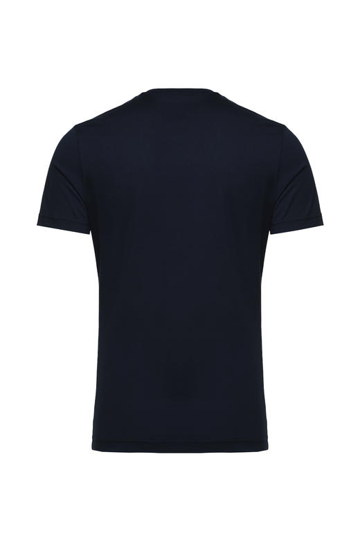 Marco Azzali 藏青色圆领T恤 T3841100 商品图1