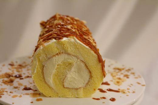 狮子家-焦糖杏仁海盐卷 下午茶聚会蛋糕卷全卷半卷可选 商品图3