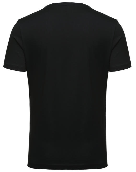 Marco Azzali 黑色V领T恤 T3840200 商品图1