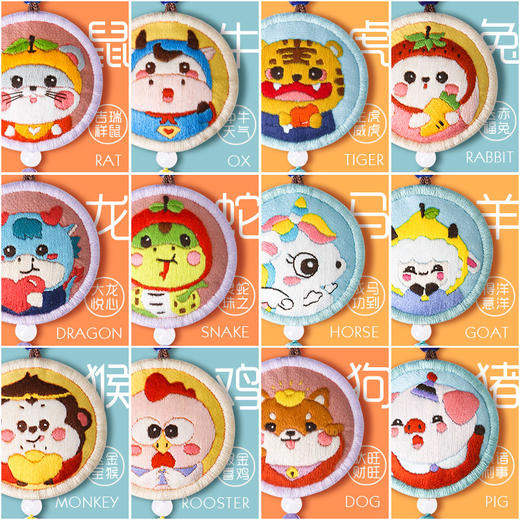 生肖御守平安符diy材料包 商品图0