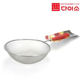 Daiso处理不锈钢碗（大）-50595 大创 Colander 滤油网漏网勺JPY带授权招加盟代理