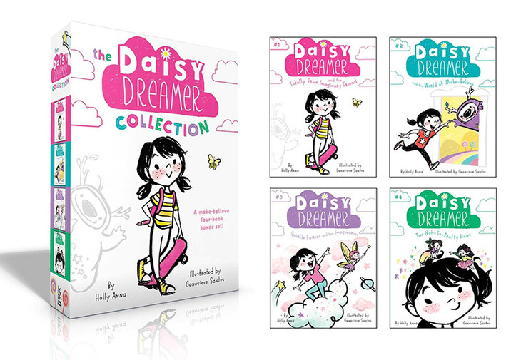 梦想家女孩黛西儿4册盒装英文原版the Daisy Dreamer Collection 儿童英语课外阅读小学趣味故事桥梁章节书英文版进口原版书籍