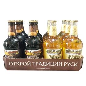 【备用】【多口味可选】俄罗斯 老米勒清爽纯麦啤酒450ml*12瓶