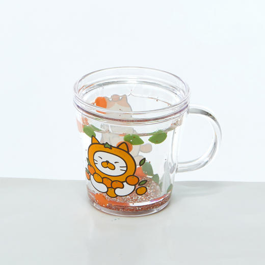 BUTTER Tangerine Water Mug 230ml 黄油 可爱橘猫马克杯JPY带授权招加盟代理 商品图1