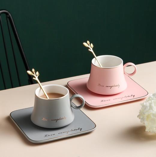 【杯子】*欧式陶瓷咖啡杯碟套装 轻奢描金咖啡具下午茶具创意礼品 商品图0