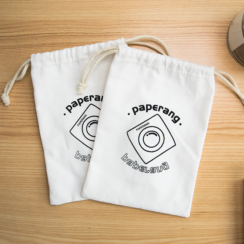 【官方周边】喵喵机环保帆布束口收纳袋（单个装-米白）全机型适用  抽绳设计 防脏隔尘