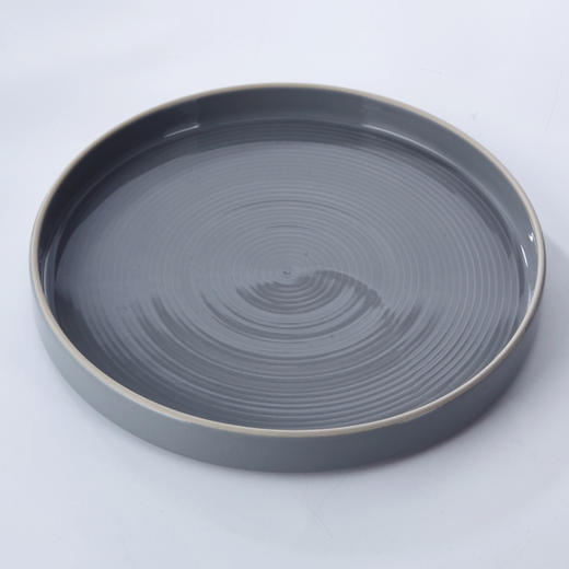 韩国 Modern House plate 餐盘D13灰色陶瓷盘 1908649075JPY带授权招加盟代理 商品图3