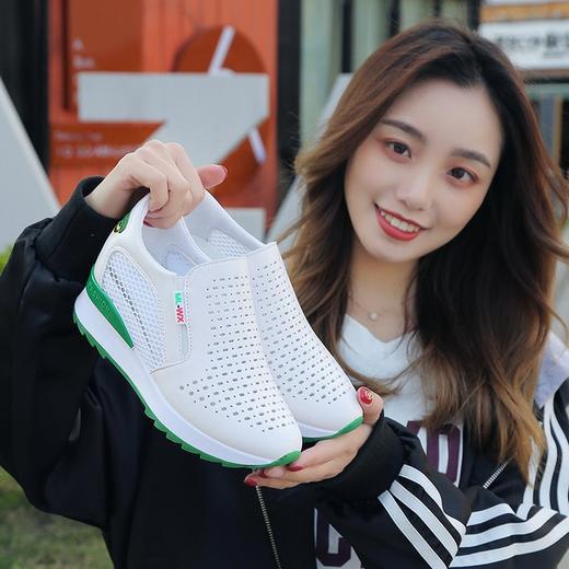LDX-680新款镂空女鞋小蜜蜂内增高透气网鞋 商品图4
